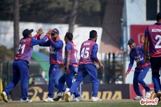 स्कटल्याण्डद्वारा नेपाललाई २१३ रनको लक्ष्य